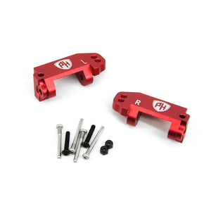 Powerhobby Aluminum Caster Blocks FOR Traxxas Slash Rustler Bandit Stampede Red