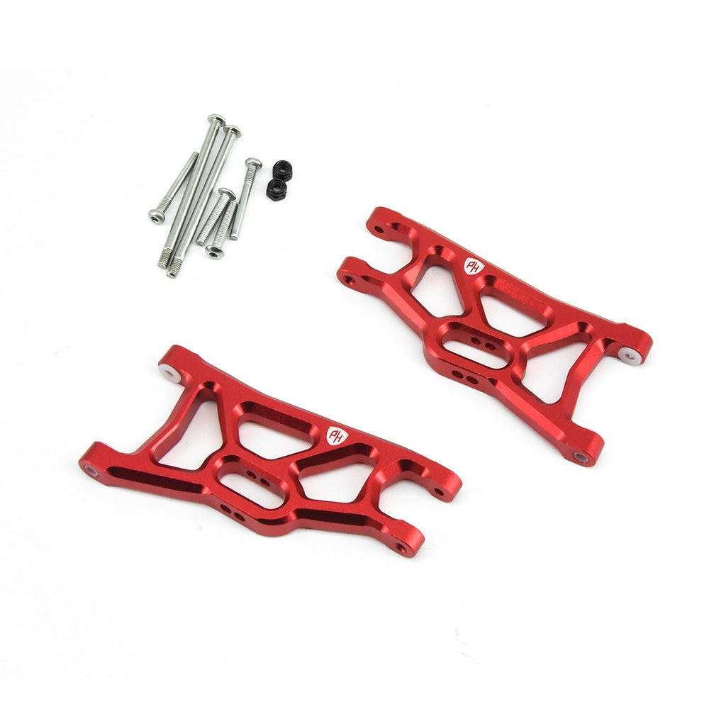 Powerhobby Aluminum Front Suspension A-Arms Red FOR Traxxas Slash 2WD