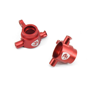 Powerhobby Aluminum Front Steering Knuckles Red FOR Traxxas Slash 4WD / 4X4