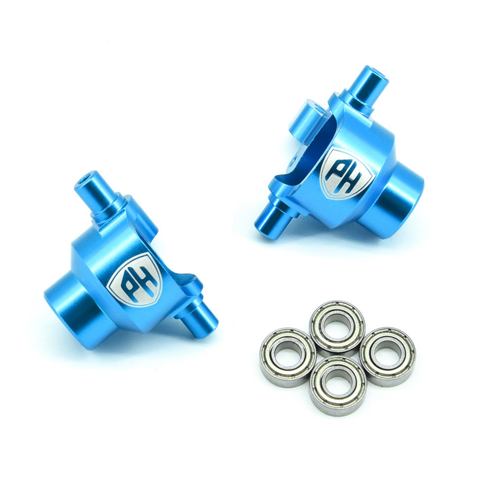 Powerhobby Aluminum Front Hub / Knuckle Arm Tamiya TT-01