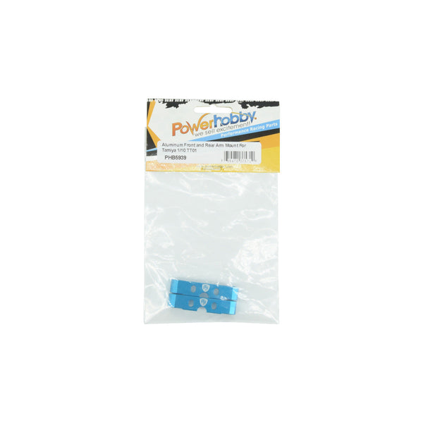 Powerhobby Aluminum Front and Rear Arm Mounts Tamiya TT-01