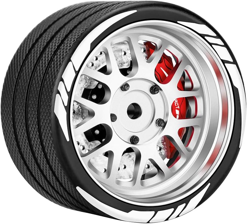 Powerhobby Aluminum RC Hnad Steering  Wheel w Brake Disk Silver Flysky NB4