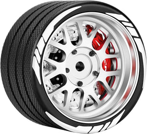 Powerhobby Aluminum RC Hnad Steering  Wheel w Brake Disk Silver Flysky NB4