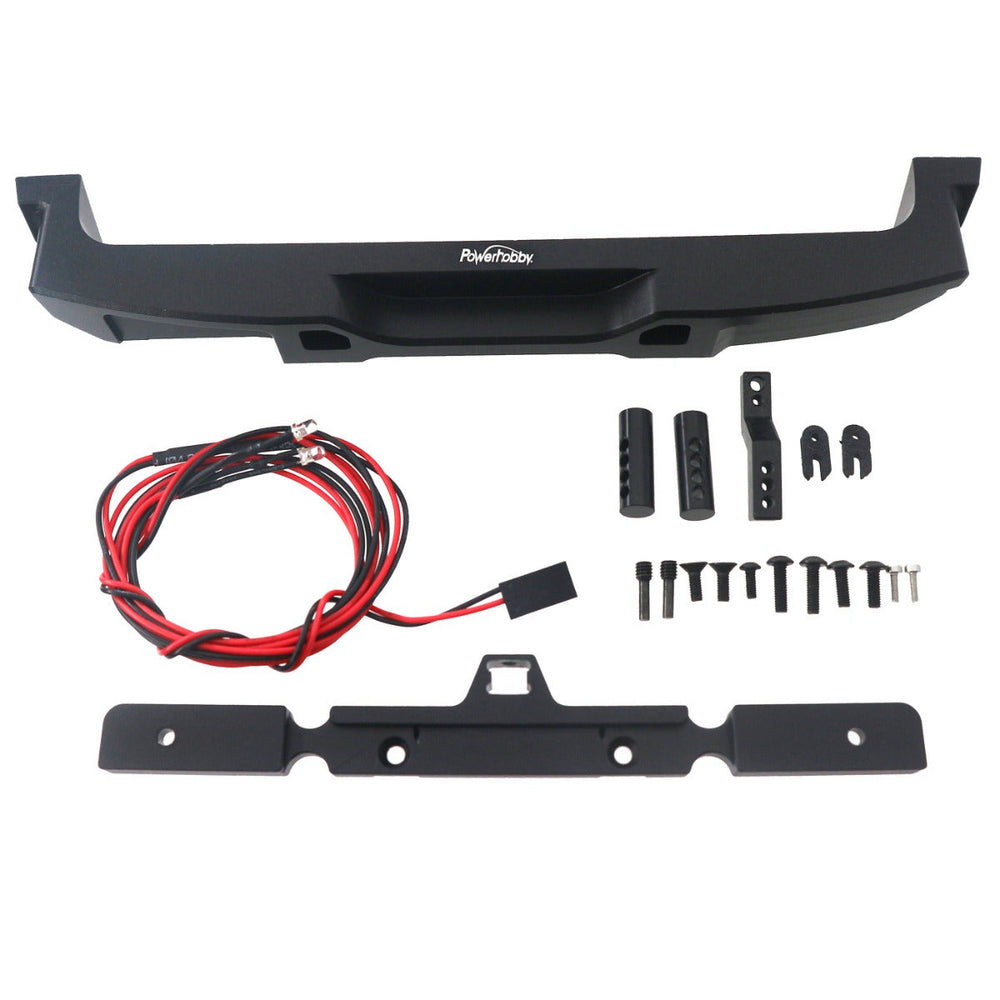 Powerhobby Rear Bumper with LED Light Axial SCX10 III
