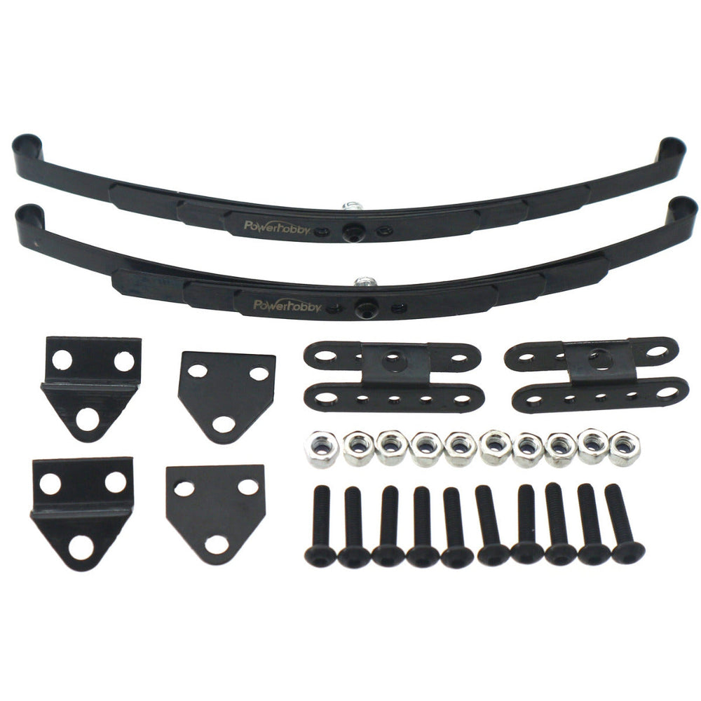 Powerhobby Steel Leaf Spring Suspension Bar Kit for D90 TF2 Axial SCX10 F350