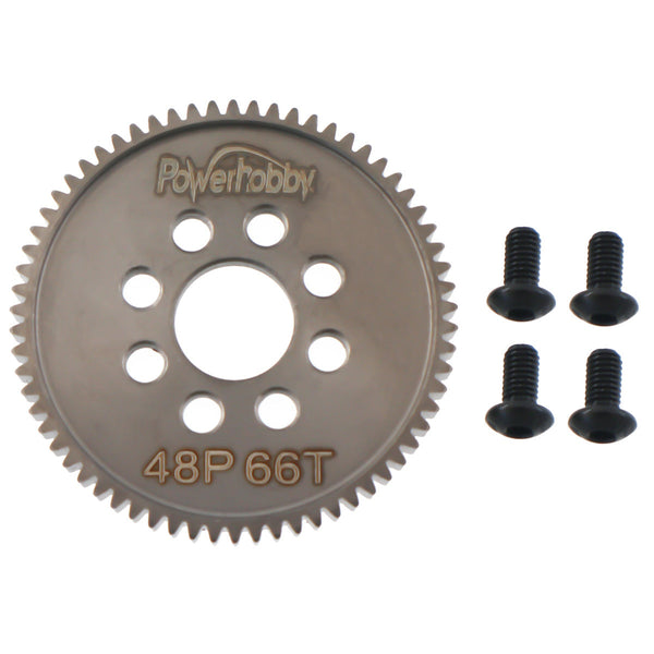Powerhobby Hardened Steel 66T Spur Gear HPI RS4 Sport 3 113706
