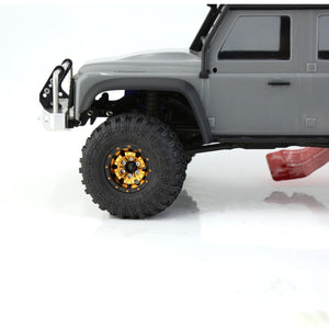 Powerhobby 1.0" Beadlock Wheels Gold (4) 1/24 Rock Crawler
