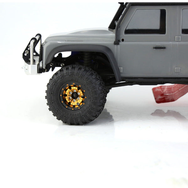 Powerhobby 1.0" Beadlock Wheels Gold (4) 1/24 Rock Crawler