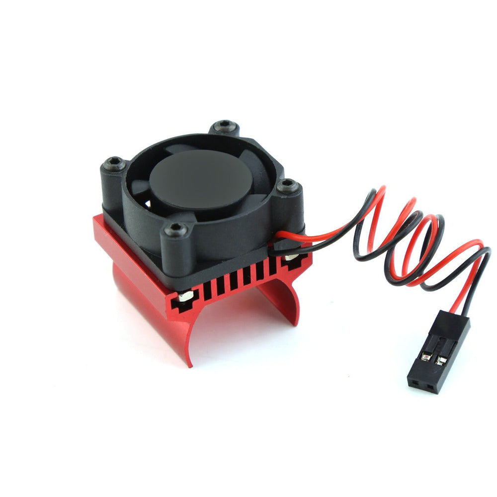 Powerhobby Aluminum Motor Cooling Fan Red FOR Traxxas TRX-4M