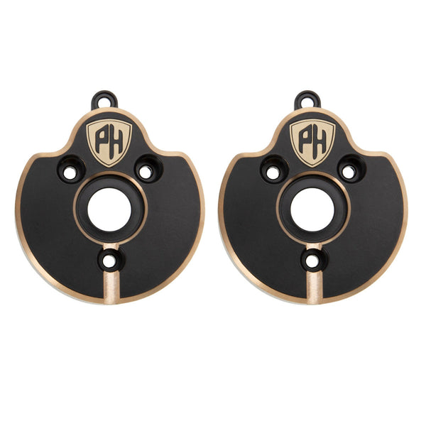 Powerhobby Brass Rear Axle Portal Covers Axial SCX10 II