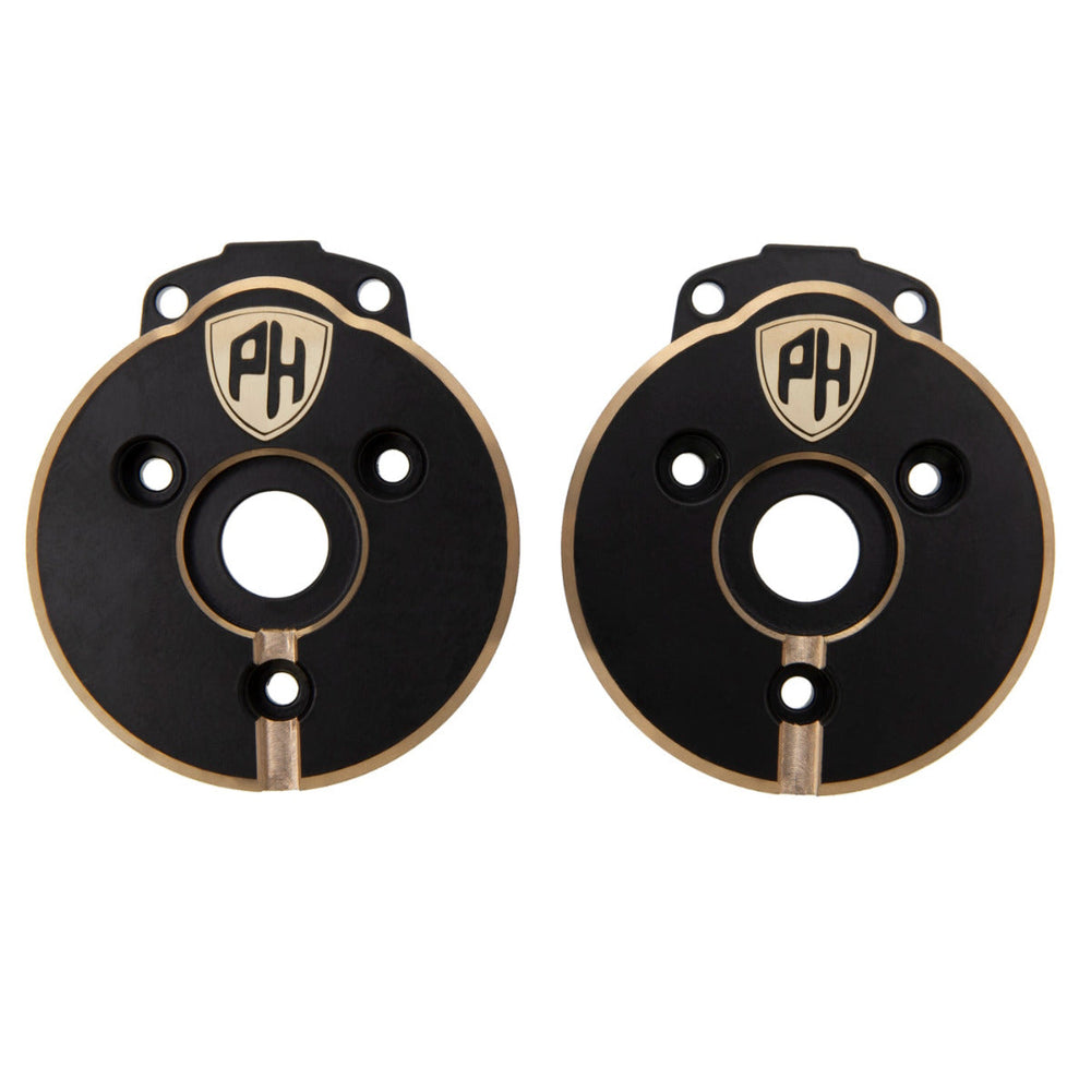 Powerhobby Brass Front Axle Portal Covers Axial SCX10 II