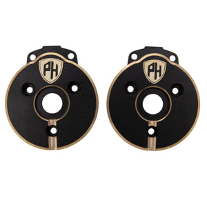 Powerhobby Brass Front Axle Portal Covers Axial SCX10 II