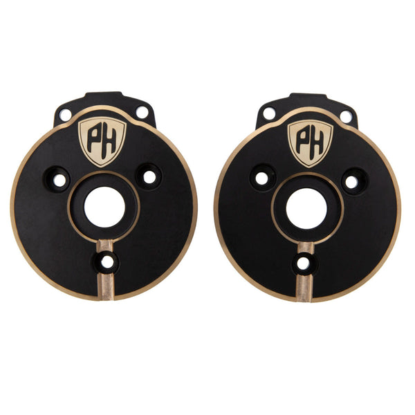 Powerhobby Brass Front Axle Portal Covers Axial SCX10 II