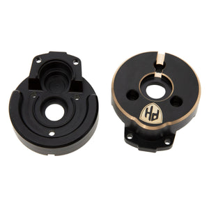 Powerhobby Brass Front Axle Portal Covers Axial SCX10 II