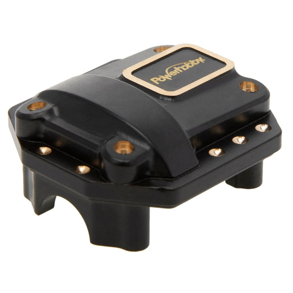 Powerhobby Brass Front / Rear Axle Differential Covers Axial SCX10 II / Plastic Axles