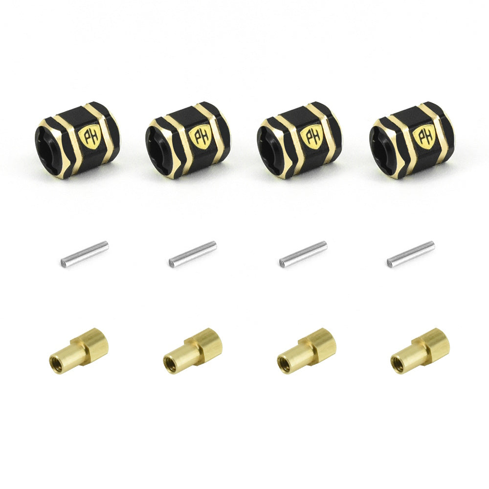 Powerhobby Brass Wheel Hex (4) For Furitek FX118