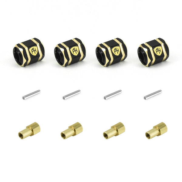 Powerhobby Brass Wheel Hex (4) For Furitek FX118