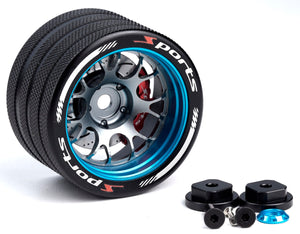 Powerhobby Aluminum Steering Wheel Blue Airtronics M12