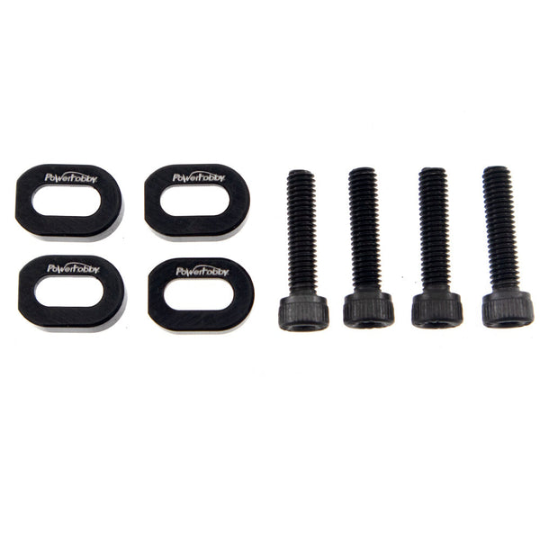 Powerhobby Motor Base Reinforcemnt Pad Black FOR Traxxas X-Maxx