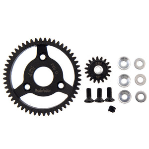 Powerhobby Hardened Steel 32P 52T 0.8M Spur Gear w 18T Pinion FOR Traxxas Slash 2WD