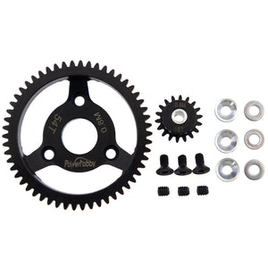 Powerhobby Hardened Steel 32P 54T 0.8M Spur Gear w 18T Pinion FOR Traxxas Slash 2WD