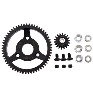 Powerhobby Hardened Steel 32P 57T 0.8M Spur Gear w 18T Pinion FOR Traxxas Slash 2WD
