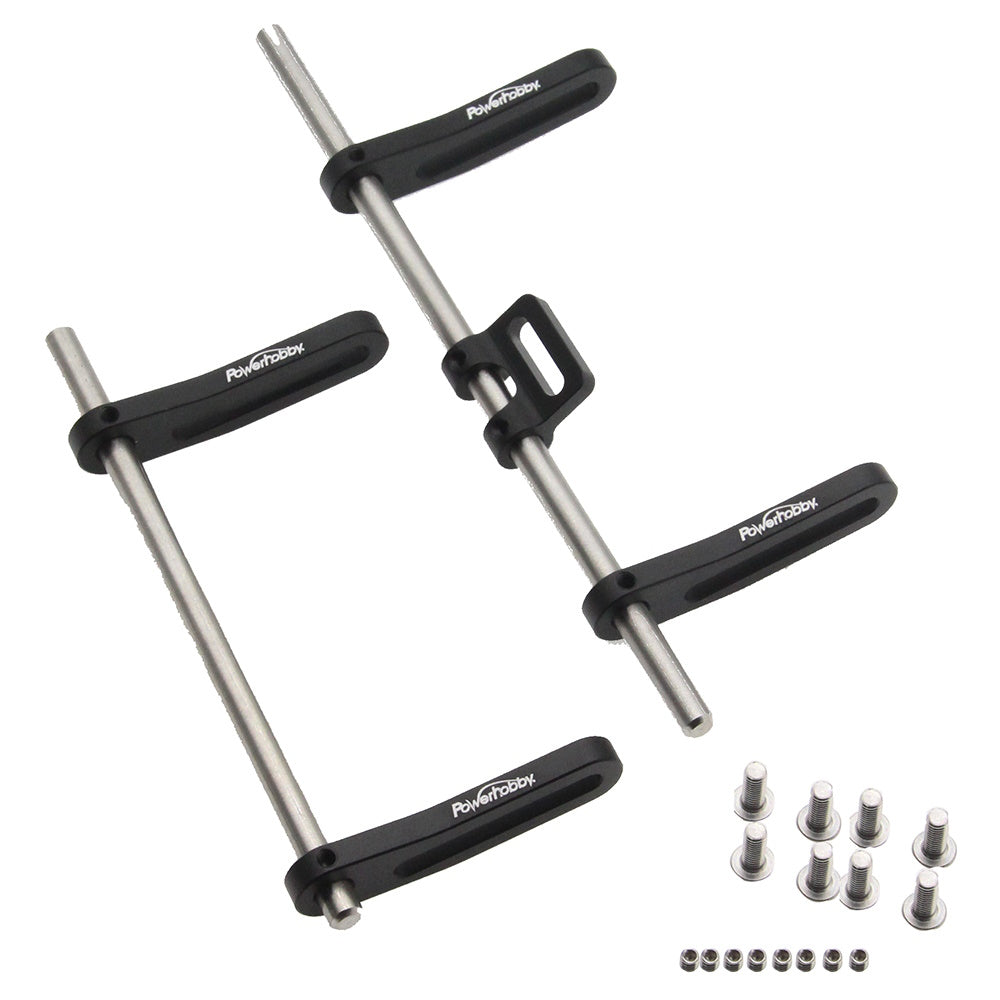 Powerhobby Aluminum Front and Rear Adjustable Bumpers 1/10 Rock Crawler