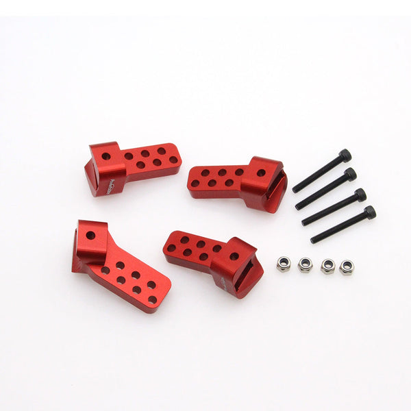 Powerhobby Aluminum Rear Link Riser AR45 Axles RED Axial SCX10 III