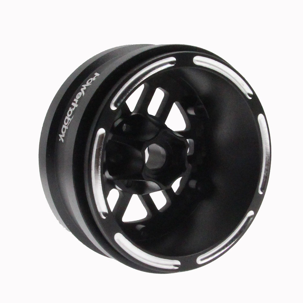 Powerhobby 1.9" Carbon Fiber Lightweight Beadlock Wheels F 1/10 Rock Crawler