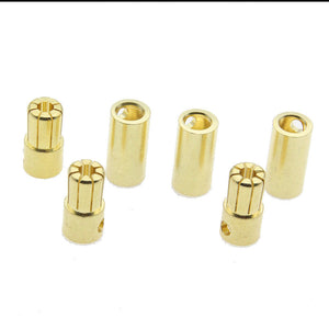 Powerhobby High Current 6.5MM Bullet Connector 3 Pairs