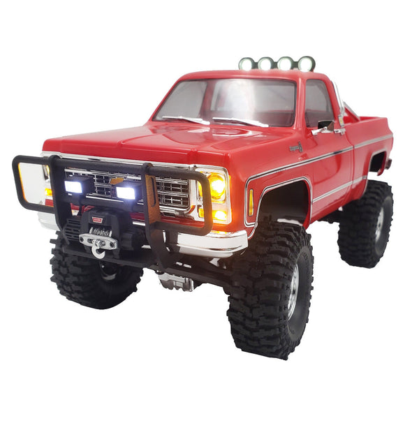 Powerhobby Nylon Front Bumper with Lights For TRX-4M Chevrolet K10