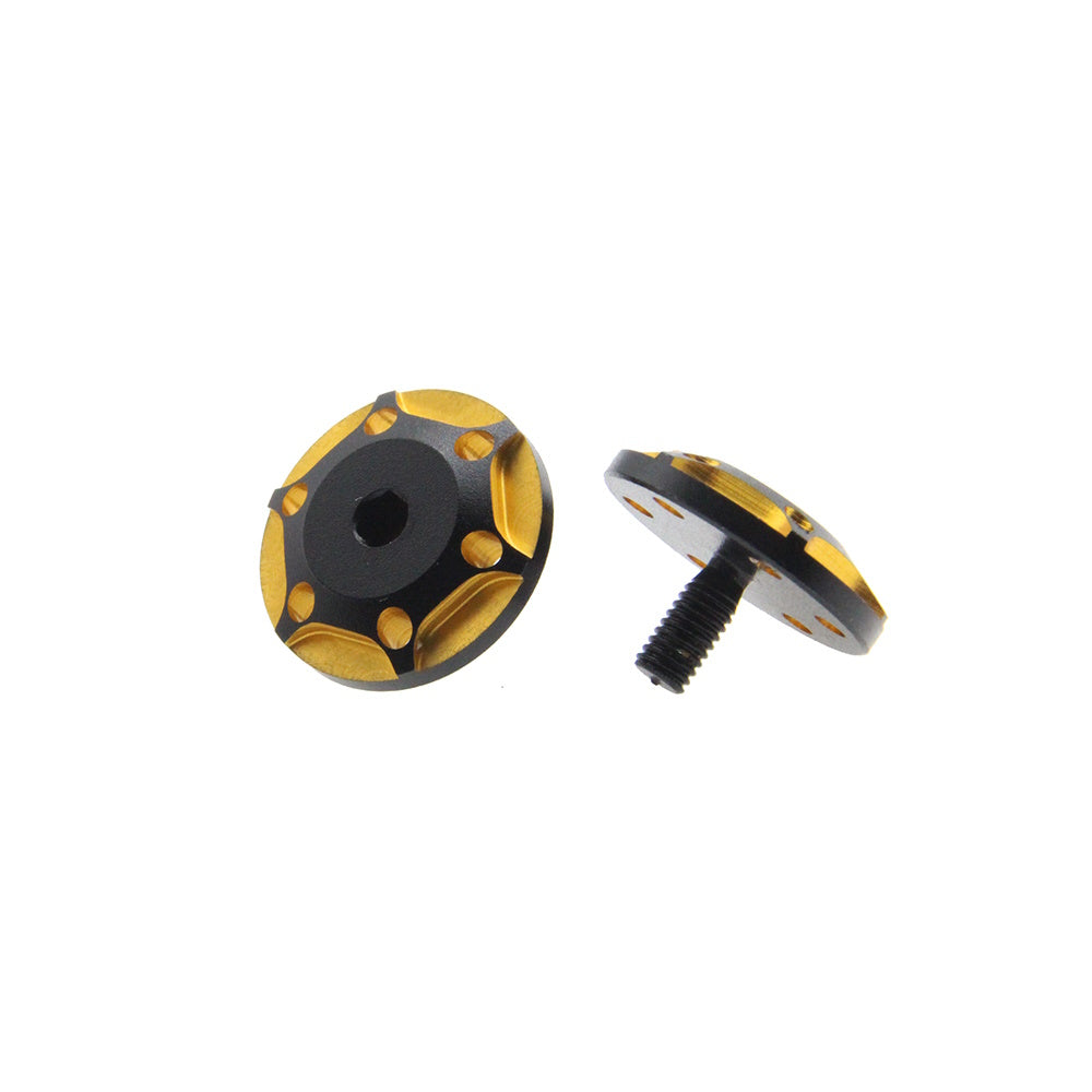 Powerhobby UltraLite Off-Road Wing Screws Gold Style B (2)