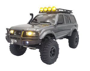 Powerhobby Nylon Front Bumper W Led Light for FMS 1/18 FCX18 LC80