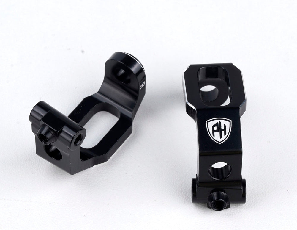 Powerhobby Aluminum Front Caster Blocks C-Hubs FOR Traxxas 4-Tec 2.0