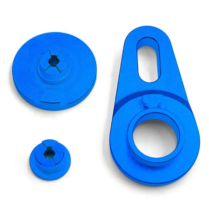 Powerhobby 7075 Aluminum Steering Control Arm Blue Losi Promoto MX