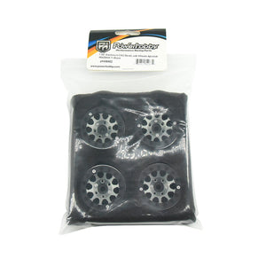 Powerhobby Aluminum 1.55" Beadlock Wheels Grey (4) 1/10 Rock Crawler