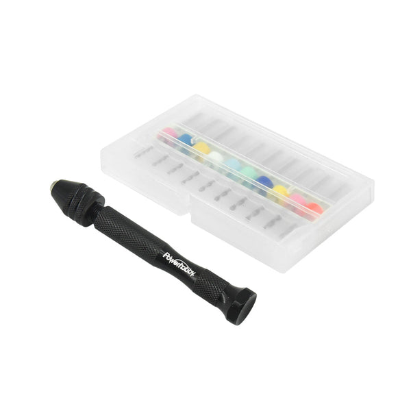 Powerhobby 1.1 - 2.0mm Precision Shock Piston Drill Bit / Hand Drill set