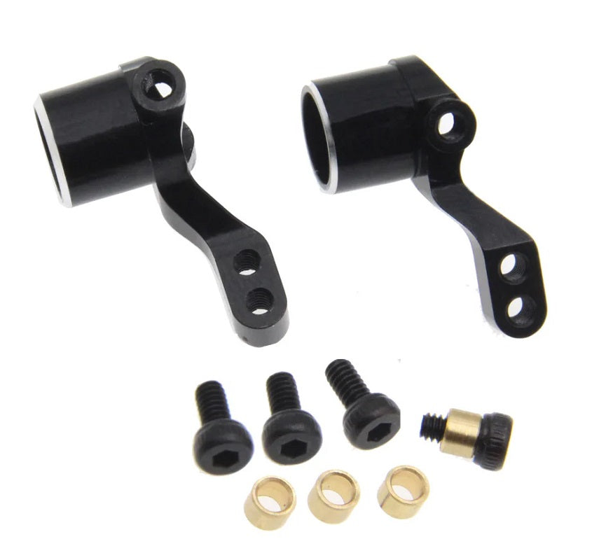 Power Hobby Aluminum Knuckle Arm, Black, for Kyosho Mini-Z MB-010
