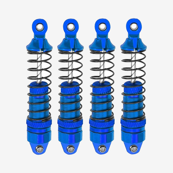 Powerhobby Aluminum Front & Rear Shocks (4) Blue for Arrma Granite / Mojave GROM