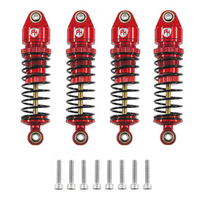 Powerhobby Aluminum Front &amp; Rear Shocks (4) Arrma Grom Red