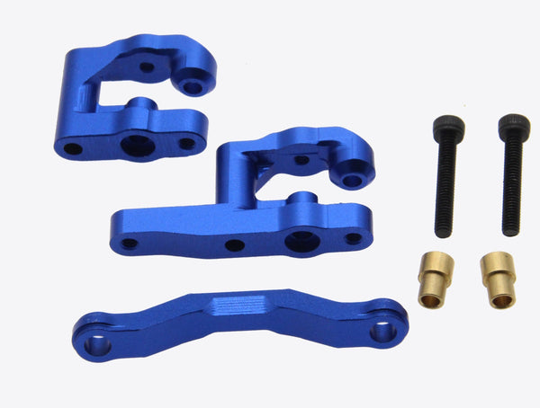 Powerhobby Aluminum Steering Set Blue for Arrma Granite / Mojave GROM
