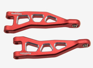 Powerhobby Aluminum Rear Upper Arms Red Arrma Granite / Typhon GROM