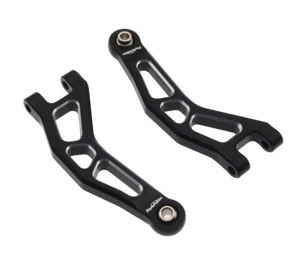 Powerhobby Aluminum Front Upper Arms Black for Arrma Granite / Typhon GROM