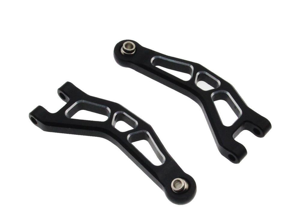 Powerhobby Aluminum Front Upper Arms Black for Arrma Granite / Typhon GROM