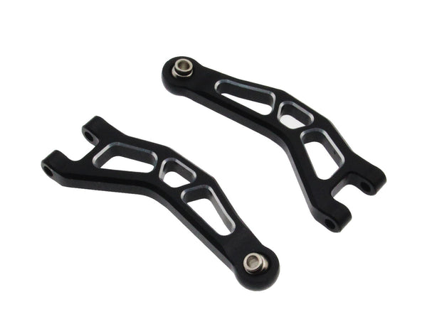 Powerhobby Aluminum Front Upper Arms Black for Arrma Granite / Typhon GROM