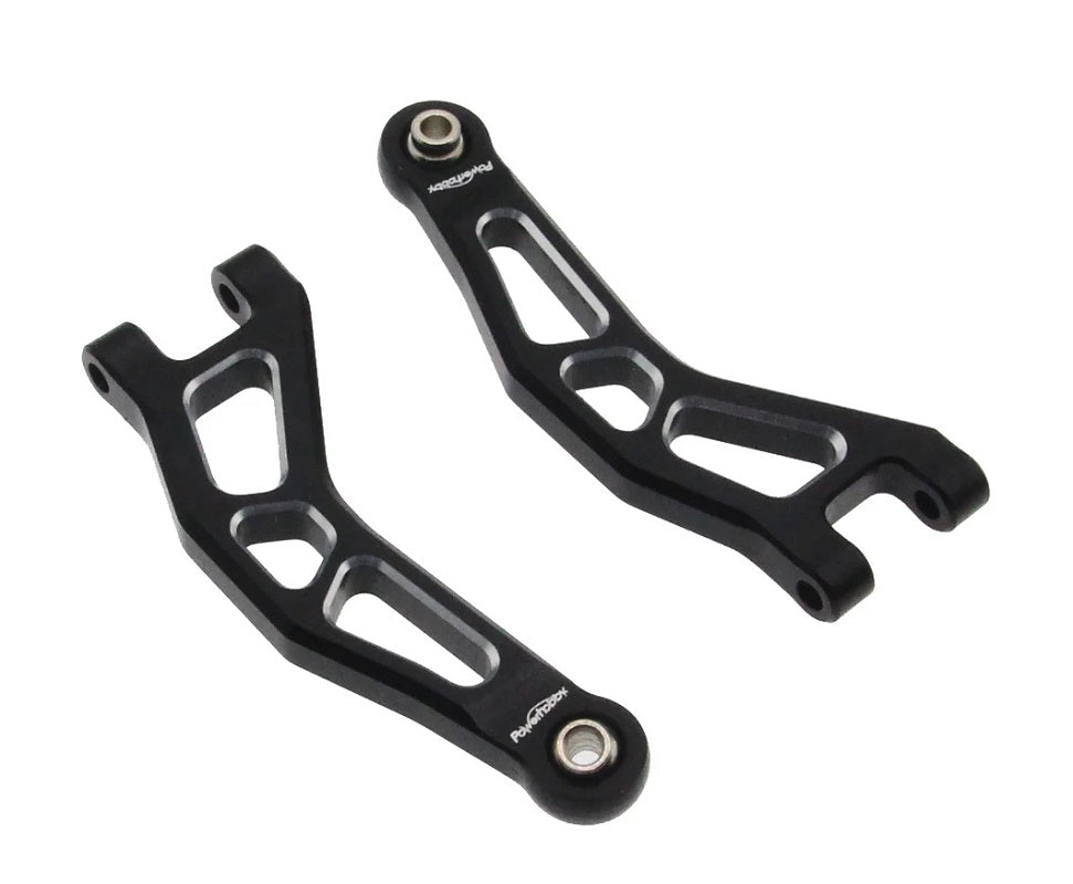 Power Hobby Aluminum Front Upper Arms, Black, Arrma Grom