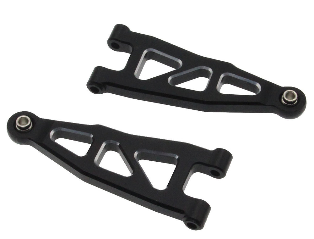 Powerhobby Aluminum Front Lower Arms Black Arrma Granite / Typhon GROM