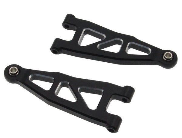 Powerhobby Aluminum Front Lower Arms Black Arrma Granite / Typhon GROM