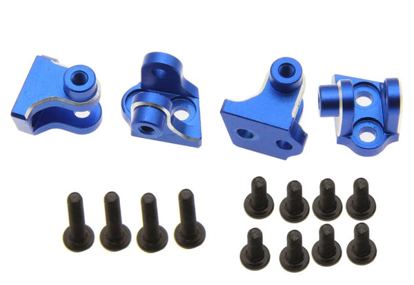 Aluminum Lower 4-Link Mount Set, Blue, for Losi Mini LMT