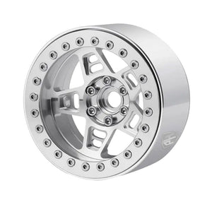 Powerhobby 2.2" Aluminum Wheels Silver (4) 1/10 Rock Crawler